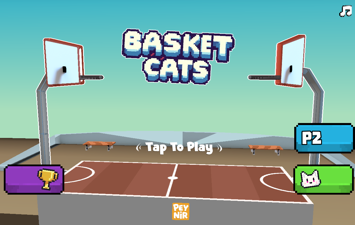 Basket Cats Game Screenshot