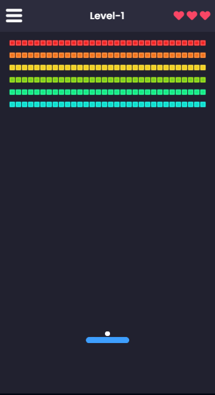 Block Breaker Game Screenshot